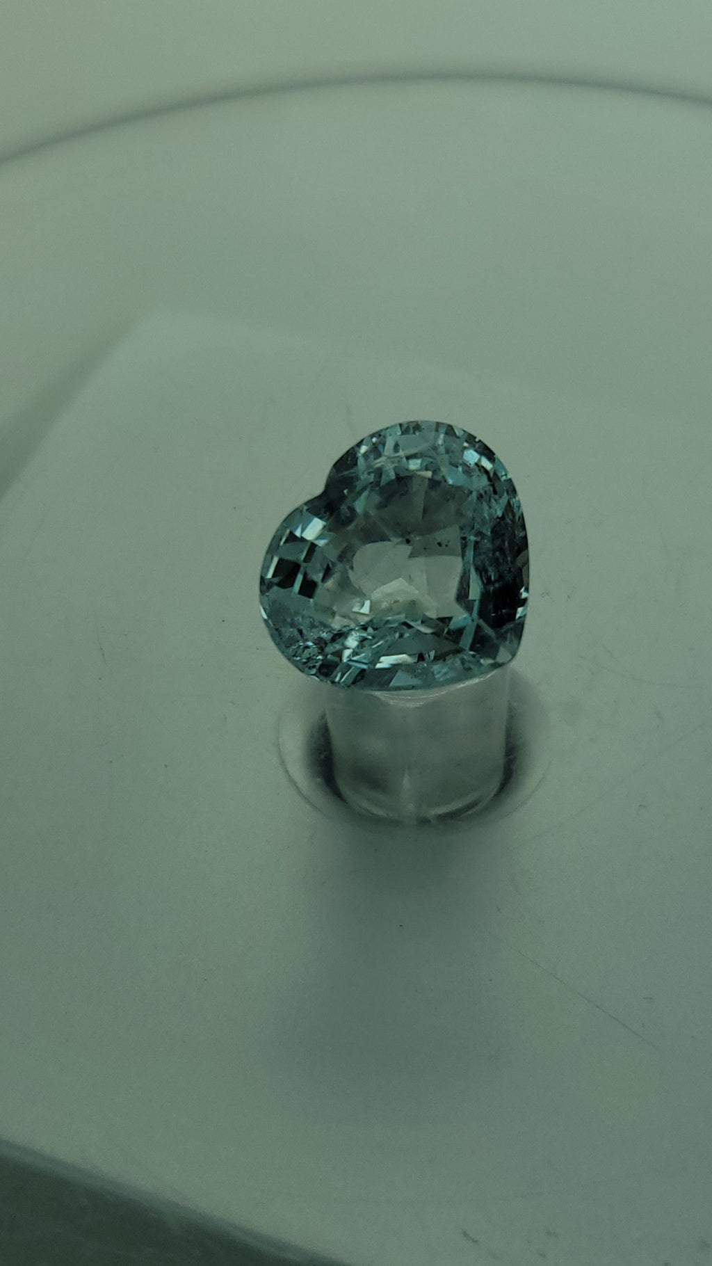 Natural Heart Shape Aquamarine Gemstone – 6.75 Carats | Pakistan Origin