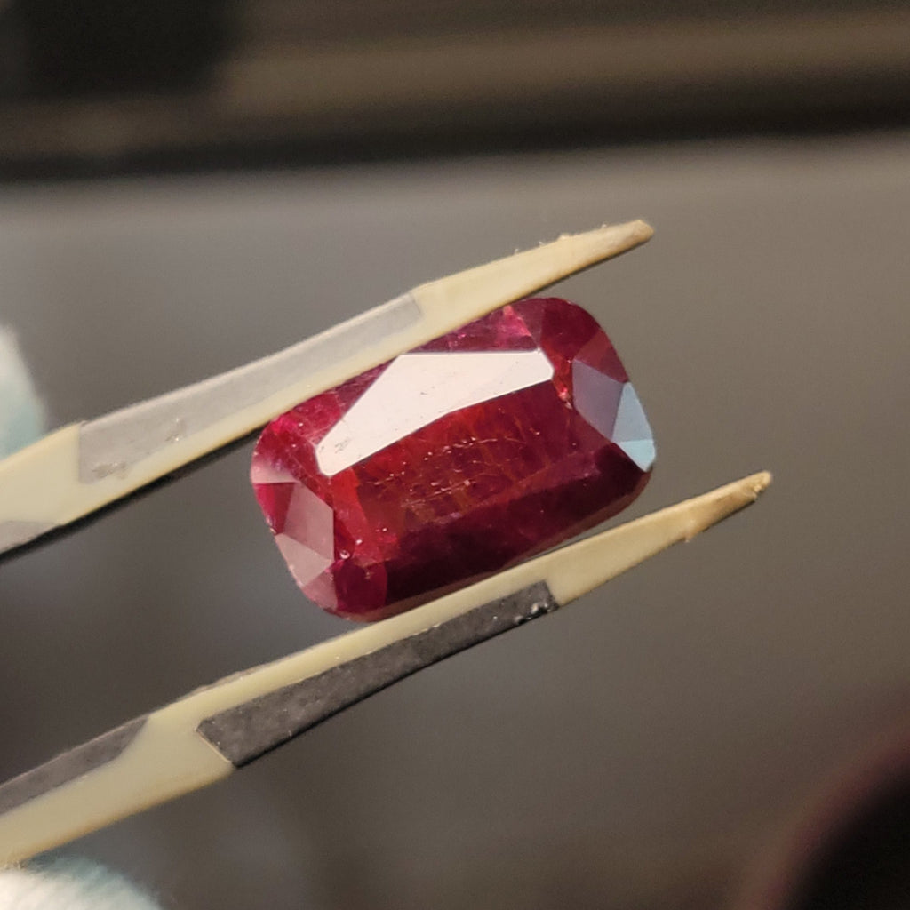 Natural Cushion Cut Ruby Gemstone – 20.45 Carats | Africa Origin