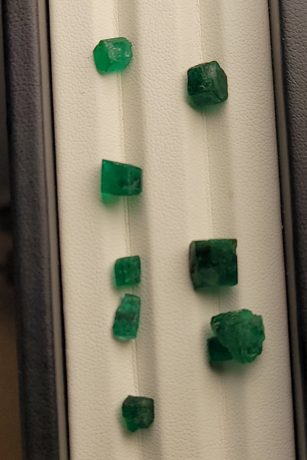 Natural Swat Emerald Rough Lot (9 Pieces) – 11.30 Carats | Pakistan Origin