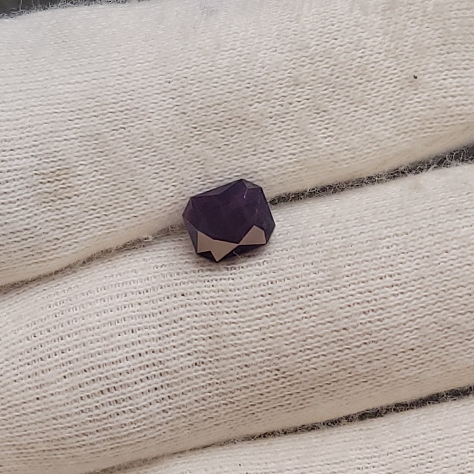 Natural Cushion Cut Kashmir Sapphire Gemstone – 3.45 Carats | Pakistan Origin