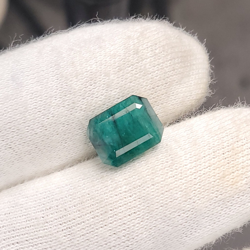Natural Emerald Cut Zambian Emerald Gemstone – 6.30 Carats | Africa Origin