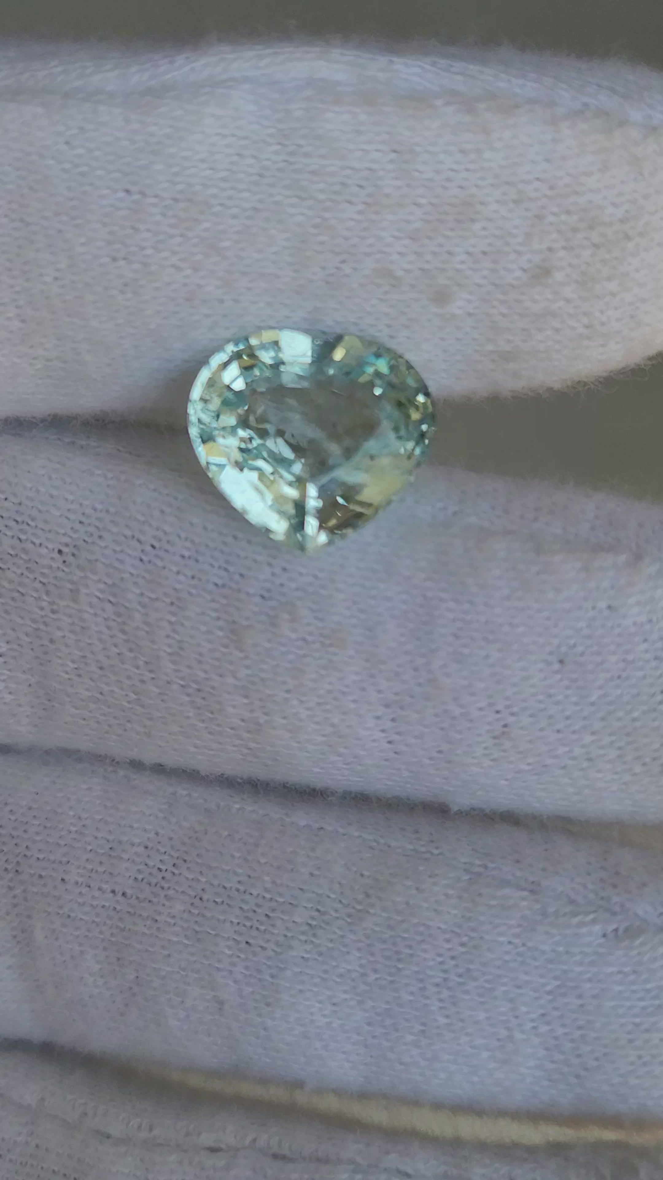 Natural Heart Shape Aquamarine Gemstone – 6.75 Carats | Pakistan Origin