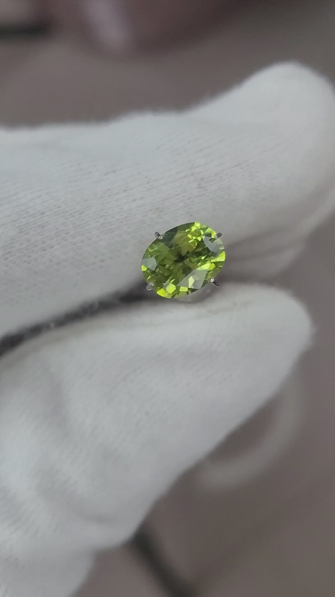 Natural Oval Cut Peridot Gemstone – 2.30 Carats | Pakistan Origin