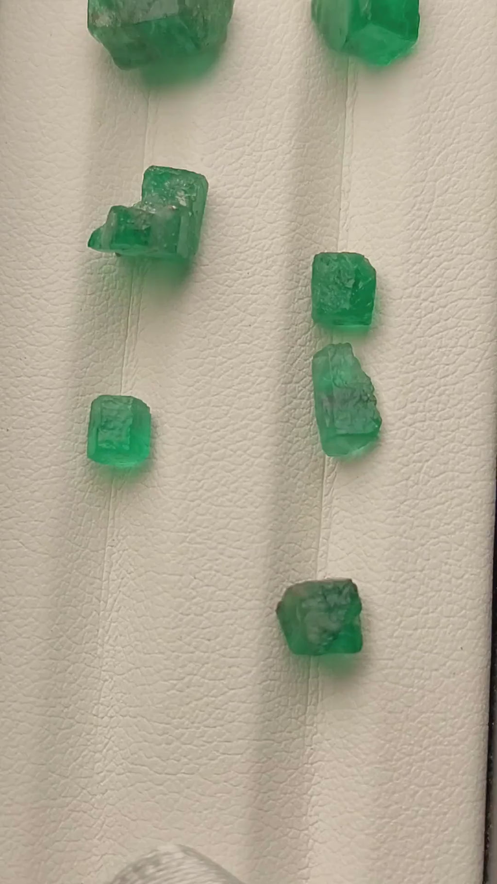 Natural Swat Emerald Rough Lot (9 Pieces) – 11.30 Carats | Pakistan Origin