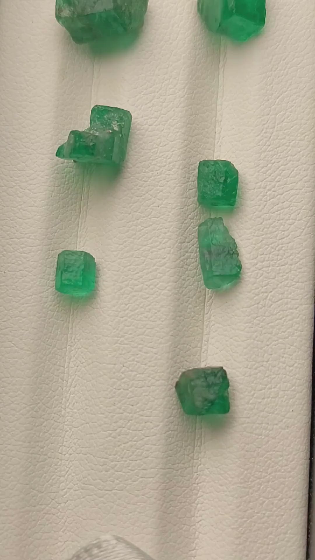 Natural Swat Emerald Rough Lot (9 Pieces) – 11.30 Carats | Pakistan Origin