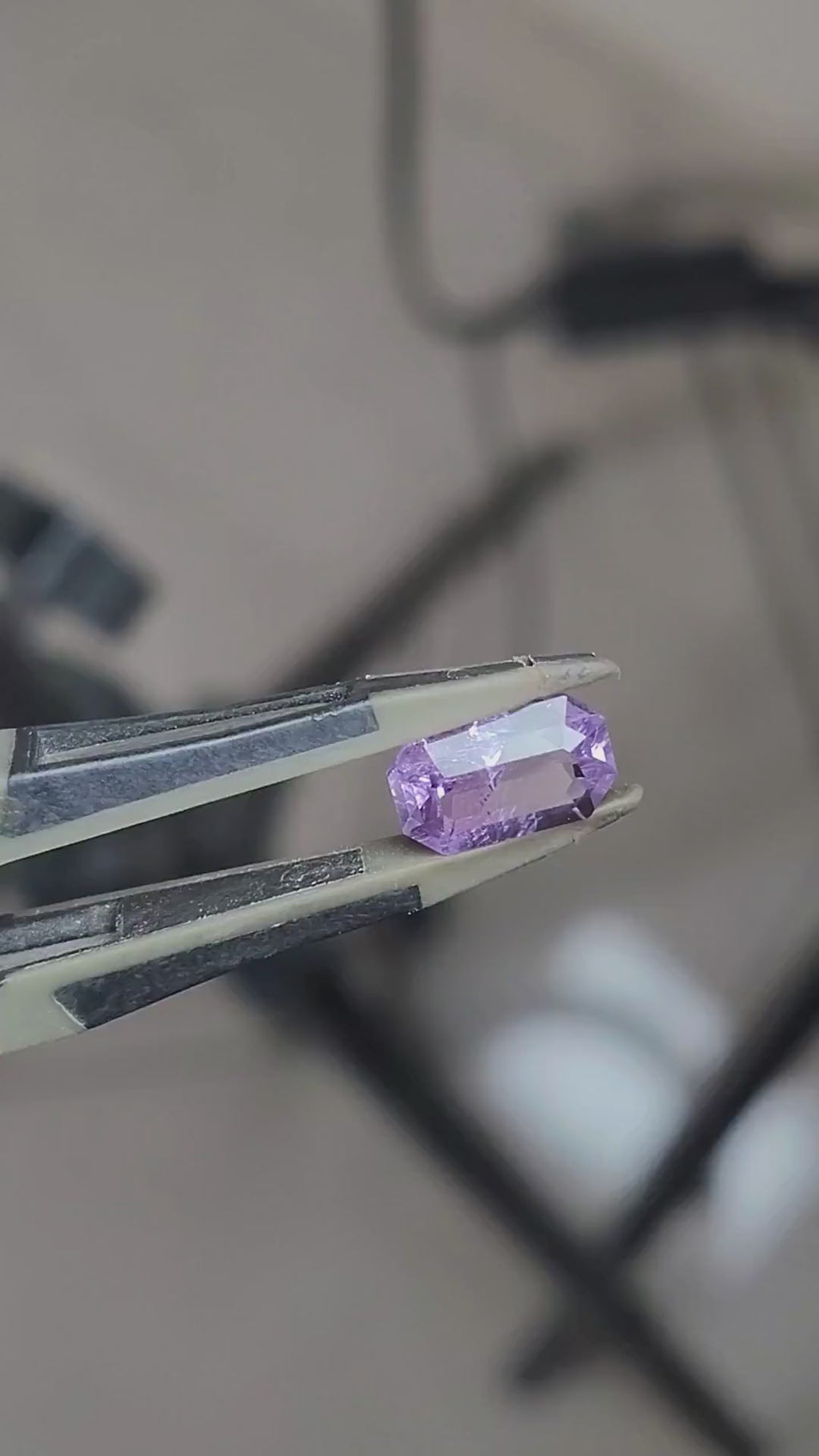Natural Emerald Cut Amethyst Gemstone – 2.05 Carats | Brazil Origin